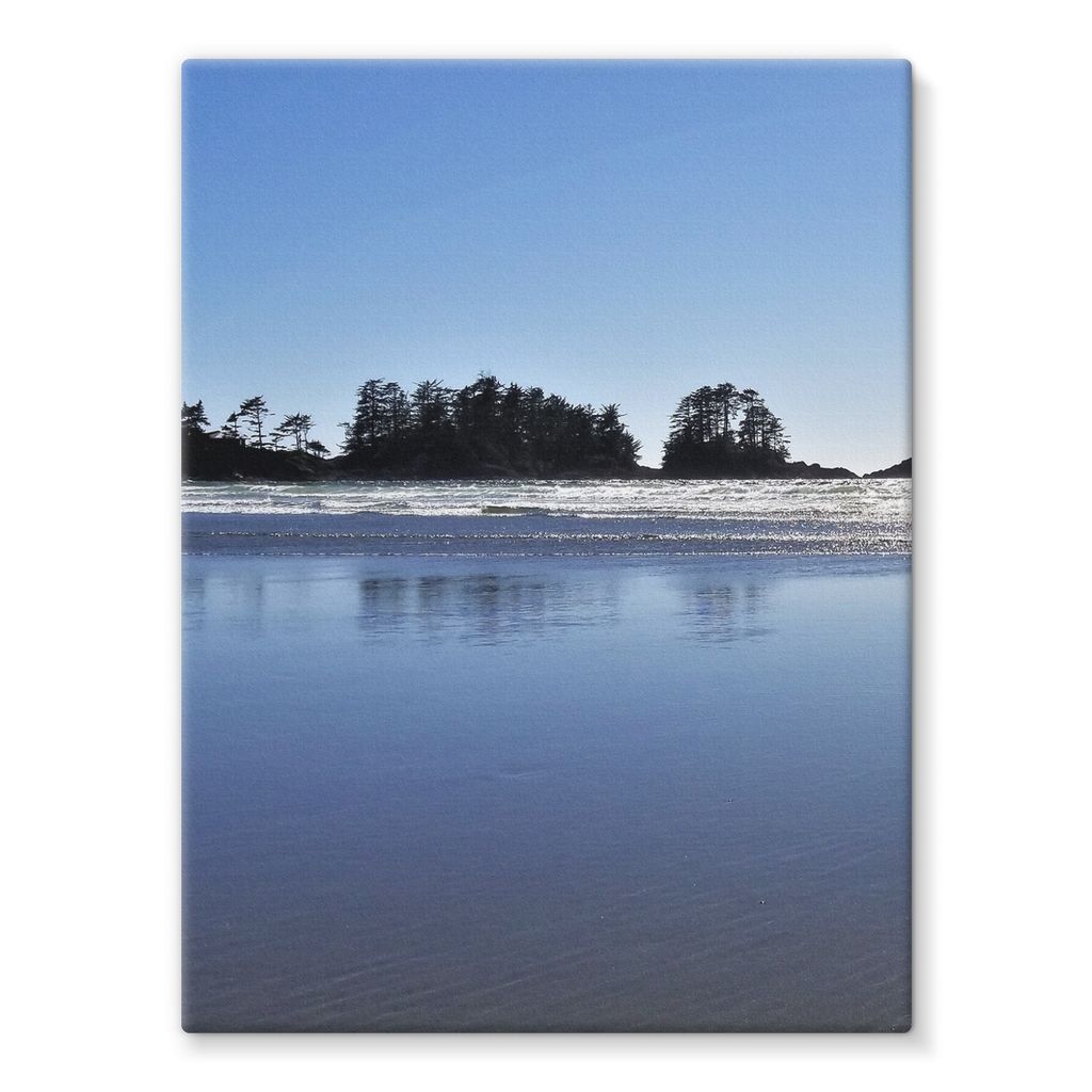 Glassy Surf:  Stretched Canvas