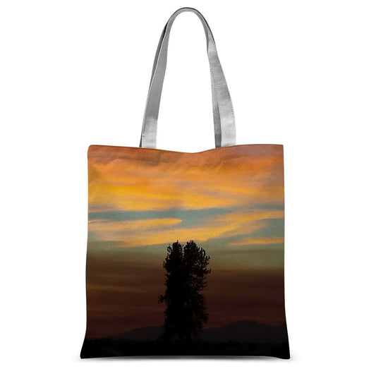 Lone Wolf: Sublimation Tote Bag