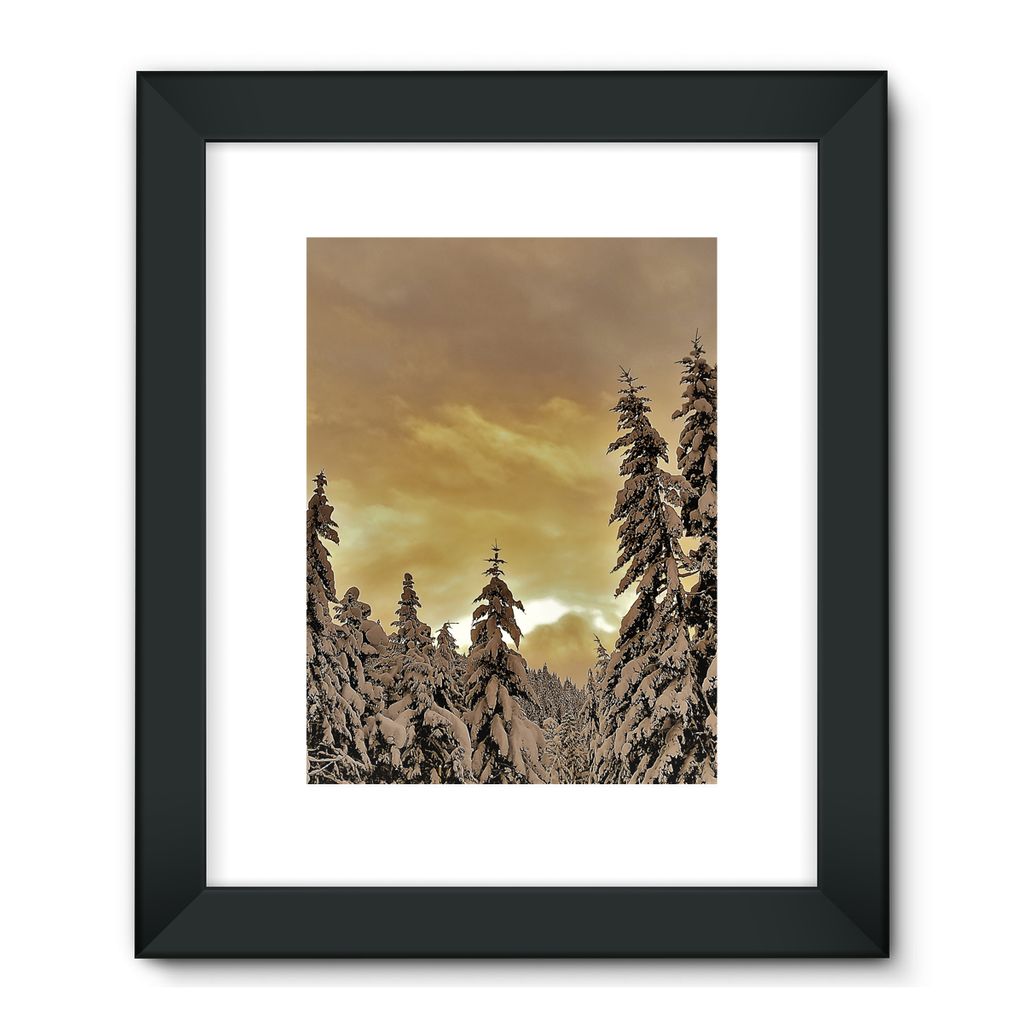 Sunset Valley: Framed Fine Art Print