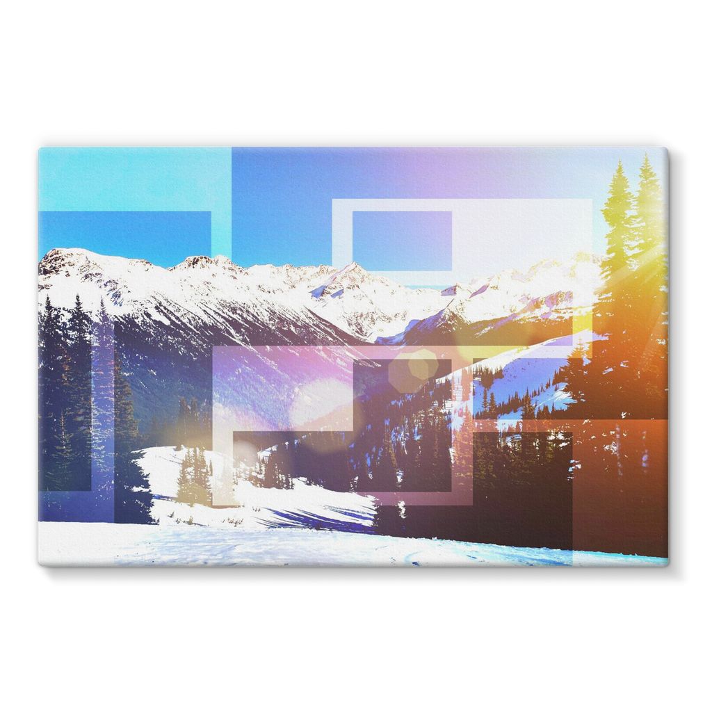 Whistler Geo:  Stretched Canvas