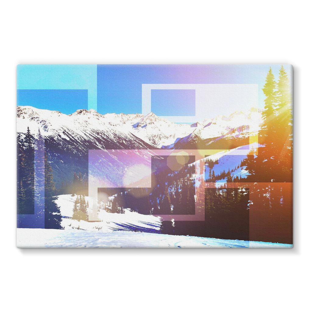Whistler Geo:  Stretched Canvas