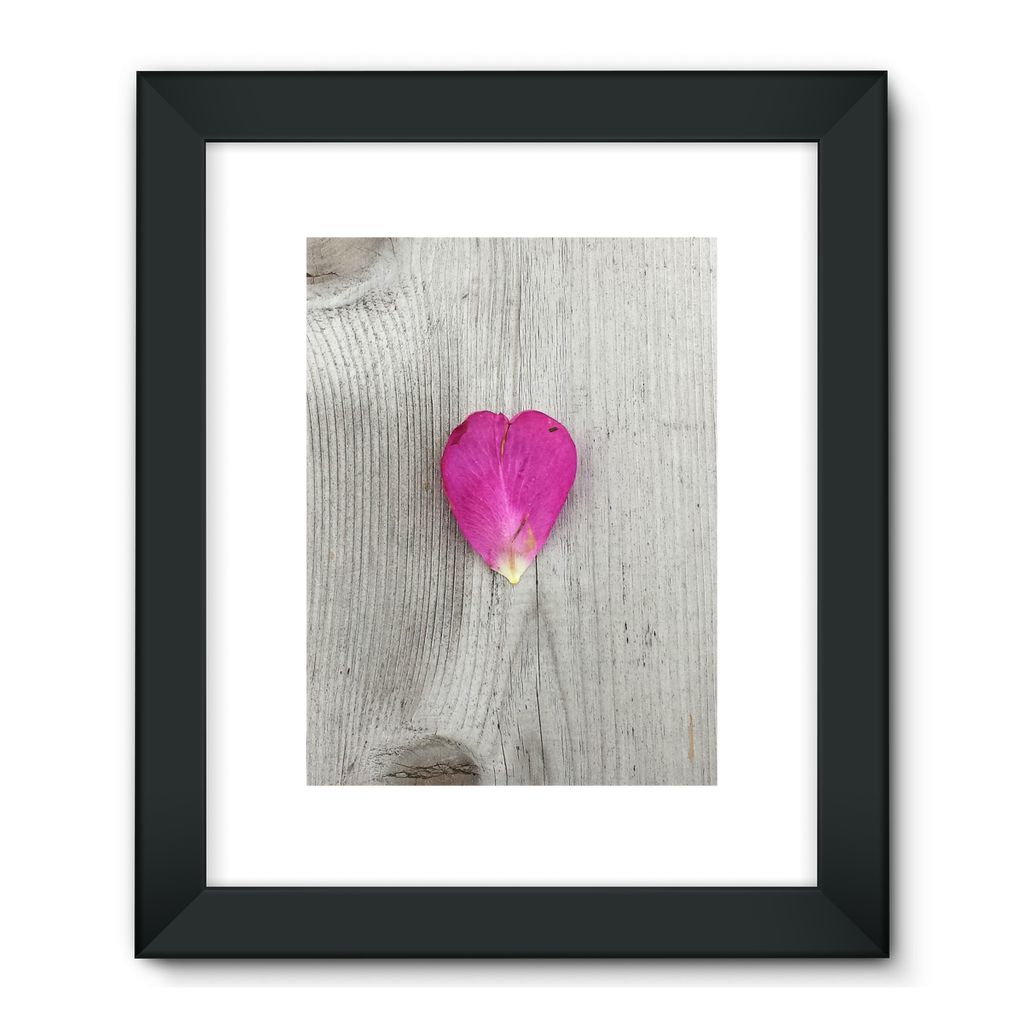 Petal Heart:  Framed Fine Art Print