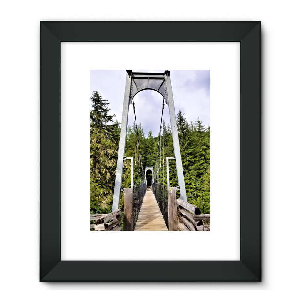 Forest Bridge:  Framed Fine Art Print
