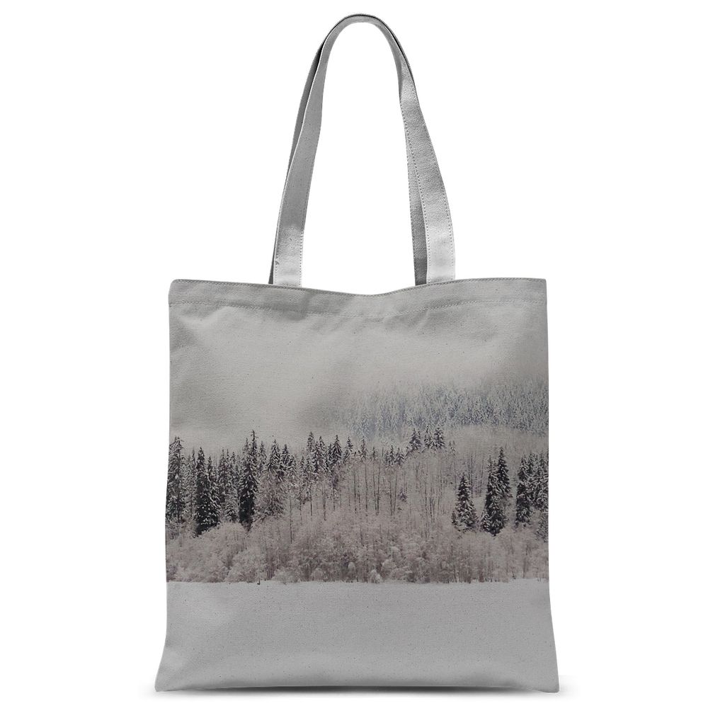 White Out:  Sublimation Tote Bag