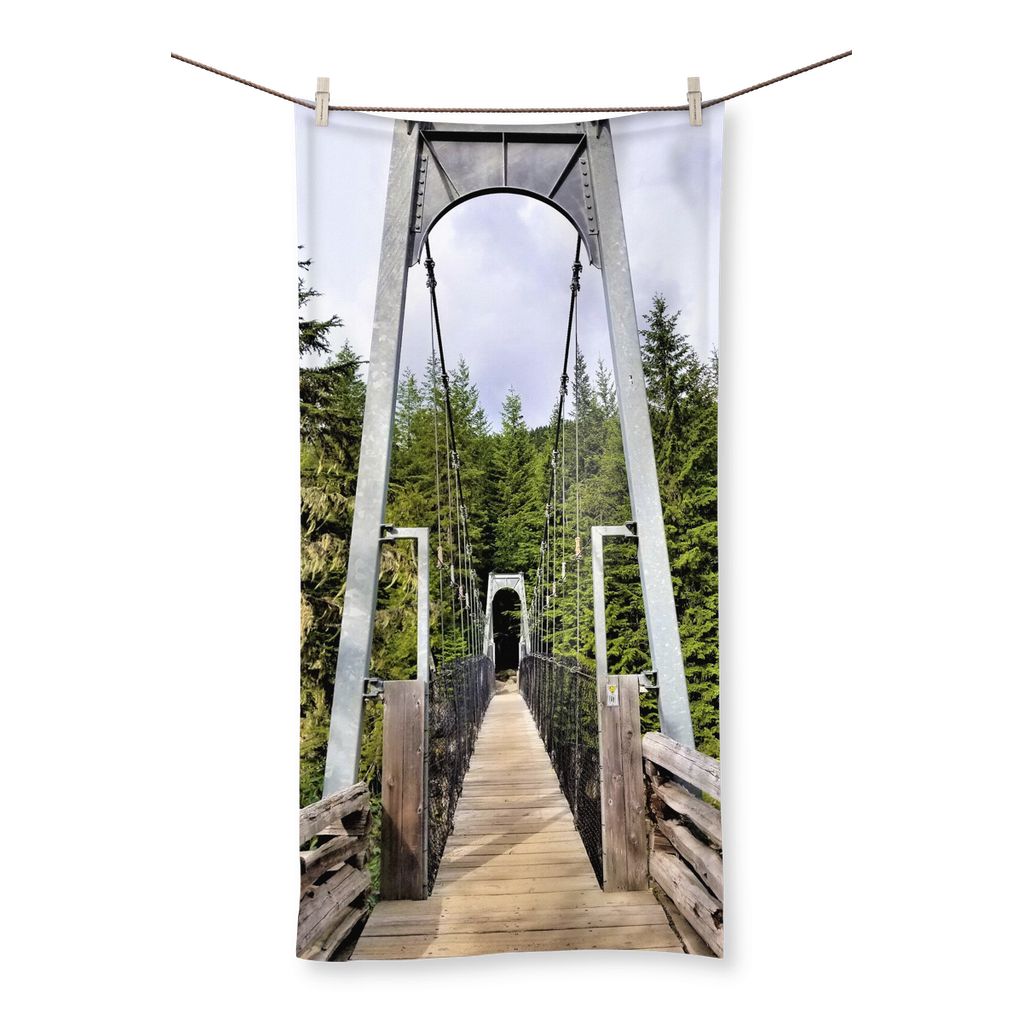 Forest Bridge:  Beach Towel