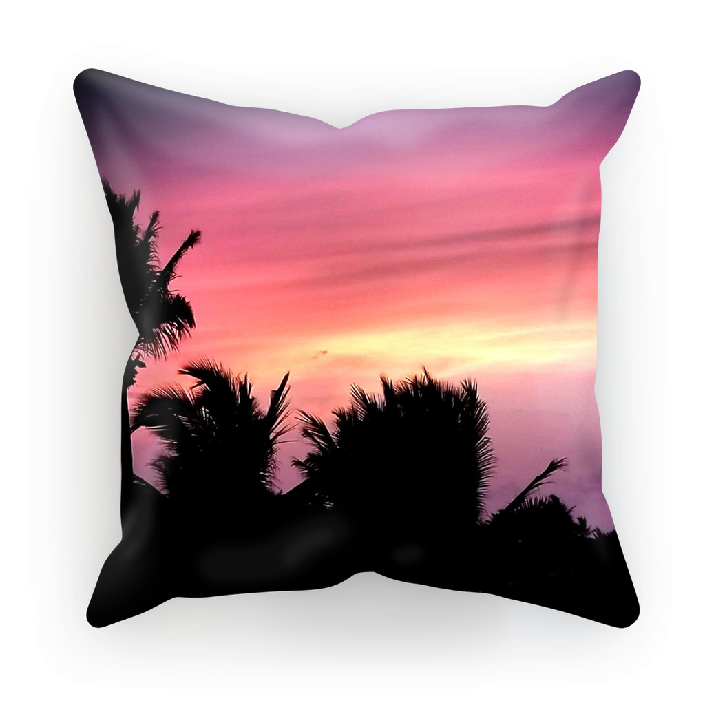 Sunset Palm Cushion