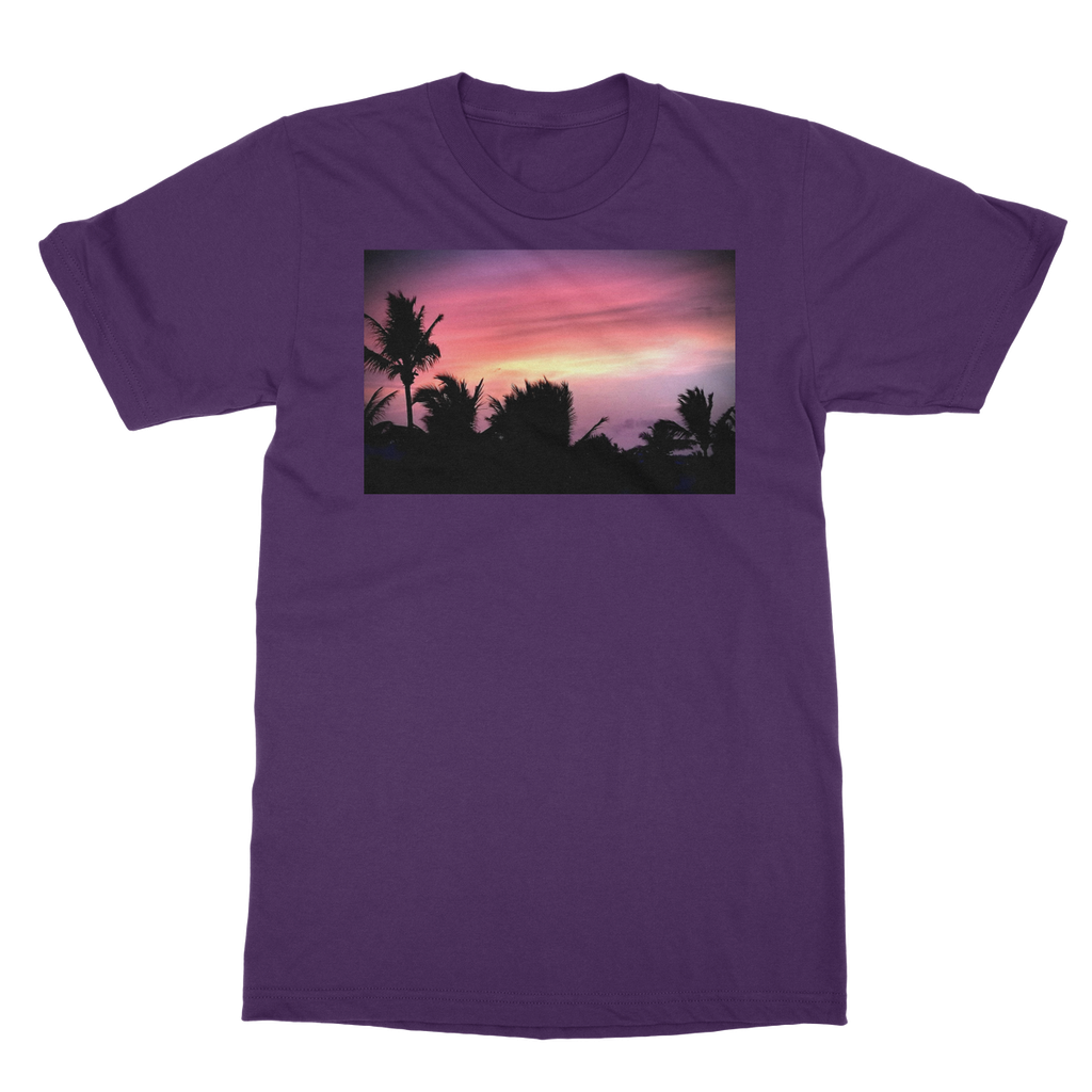 Sunset Palm Softstyle Ringspun T-Shirt