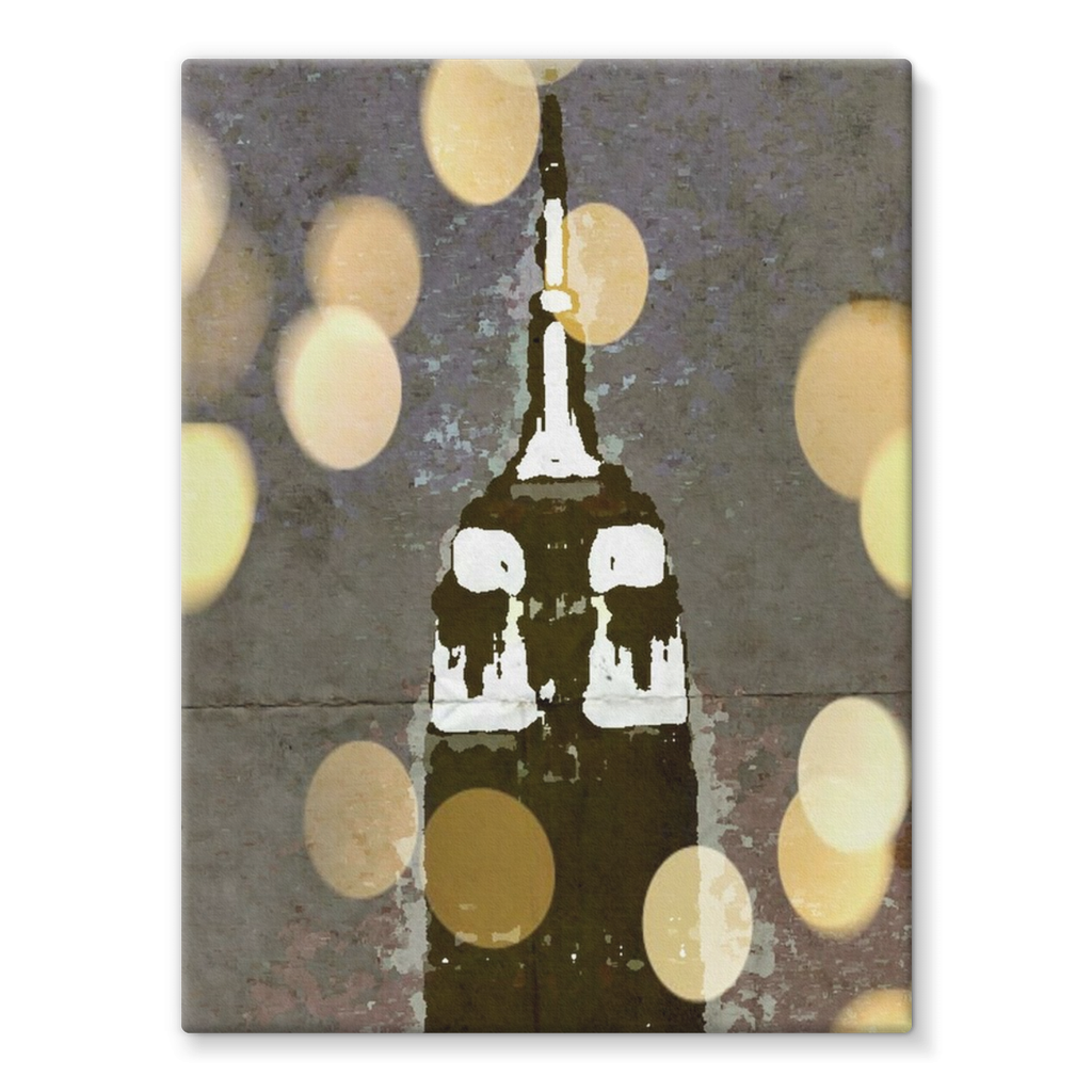 Empire at Night Stretched Canvas